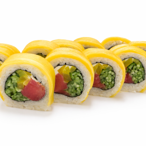 California surowy tuńczyk w mango 10 szt. Waga 350 g .