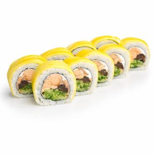 California pieczony łosoś w mango10 szt.
