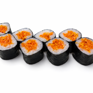 Hosomaki batat 8 szt.( Nori, ryż, sos sweet majo, batata) Cena: 15 zł.