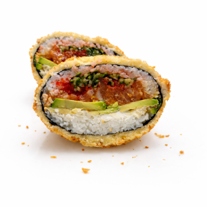 Sushi burger tatar z łosoś Waga 400 g .