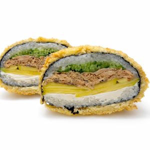 Burger losos pieczony Waga 400 g .