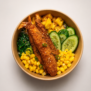 Bowl z krewetkami.Waga  : 380 g.